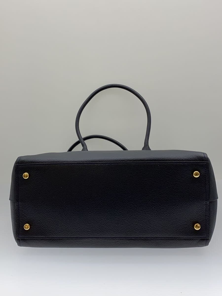 COACH Handbag Leather Navy F36488 4