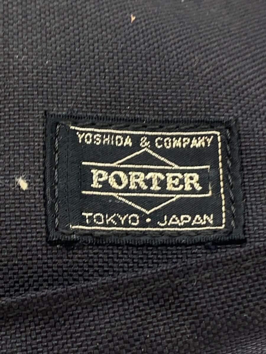 PORTER Briefcase Canvas Black Solid Color 5