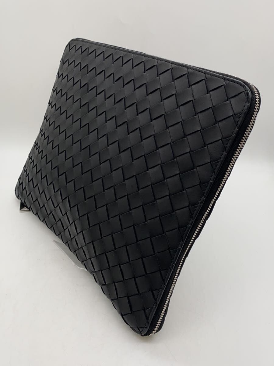BOTTEGA VENETA Bag Leather BLK Intrecciato Document Case 2