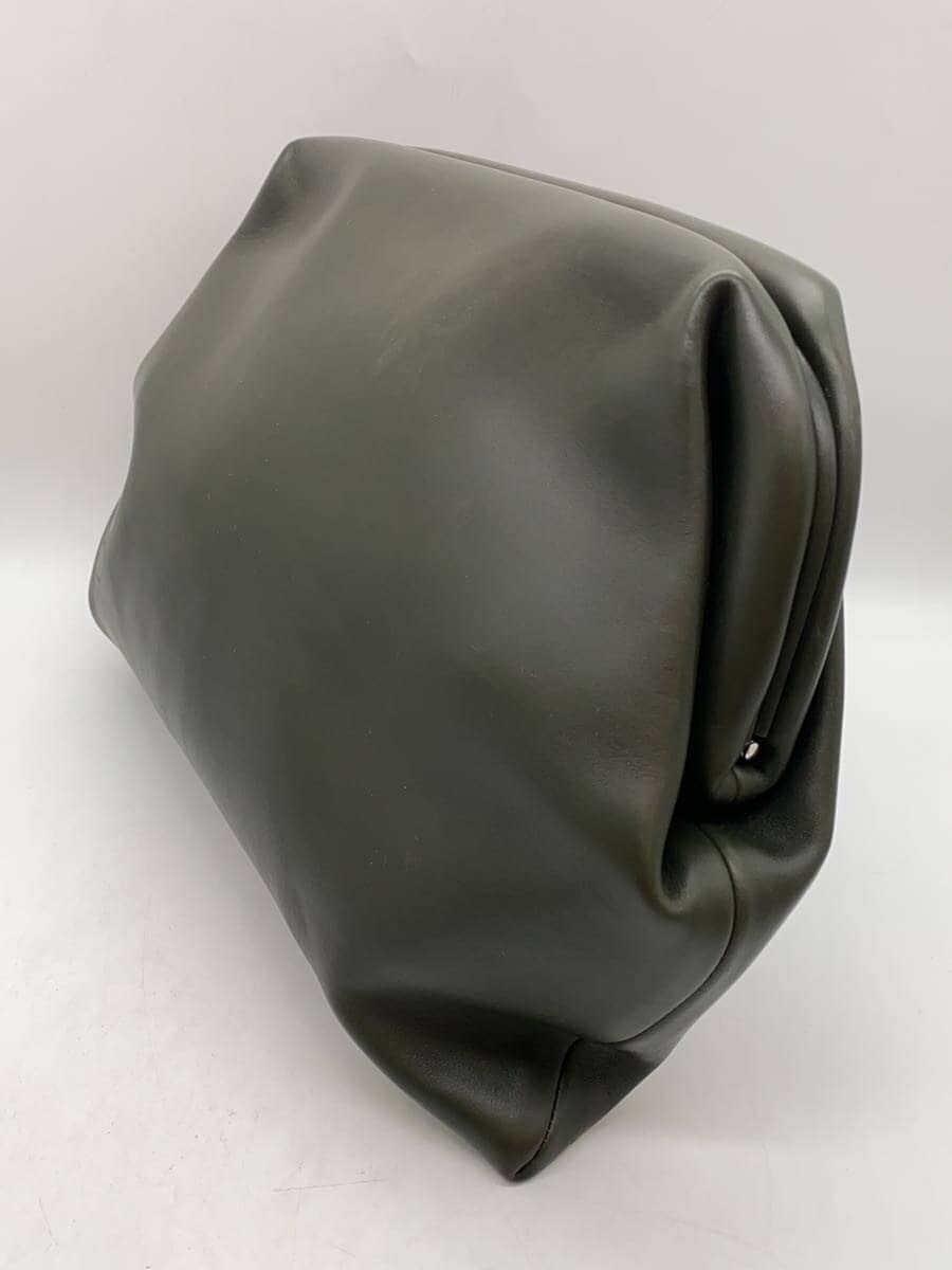 BOTTEGA VENETA Clutch Bag Leather BLK Magnet Gamaguchi 2