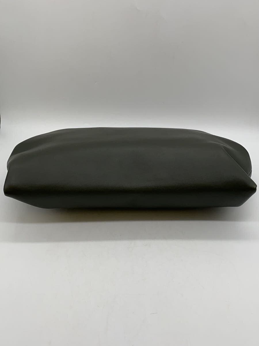 BOTTEGA VENETA Clutch Bag Leather BLK Magnet Gamaguchi 4