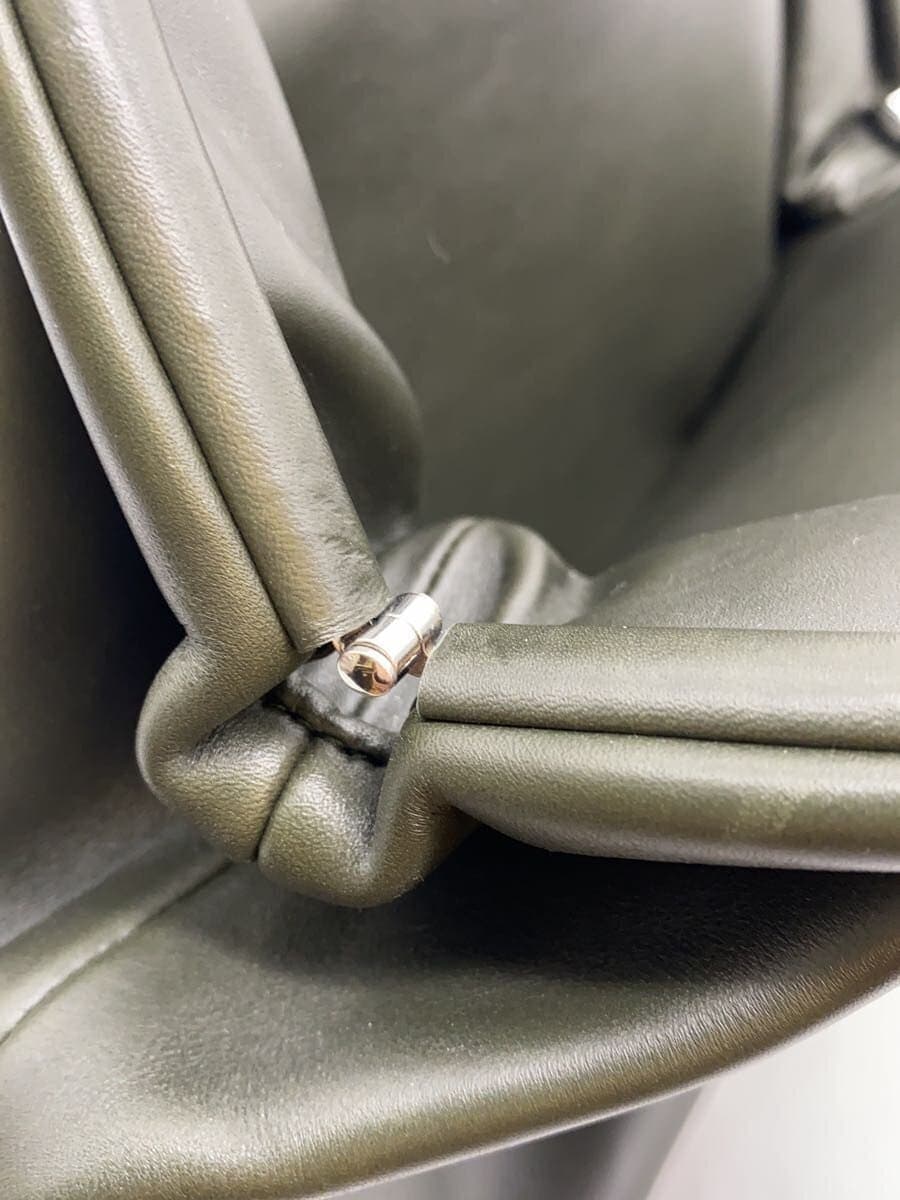 BOTTEGA VENETA Clutch Bag Leather BLK Magnet Gamaguchi 8