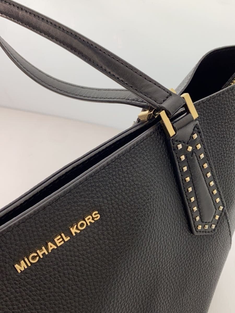 MICHAEL KORS Bag Leather BLK Solid DB-1807 5
