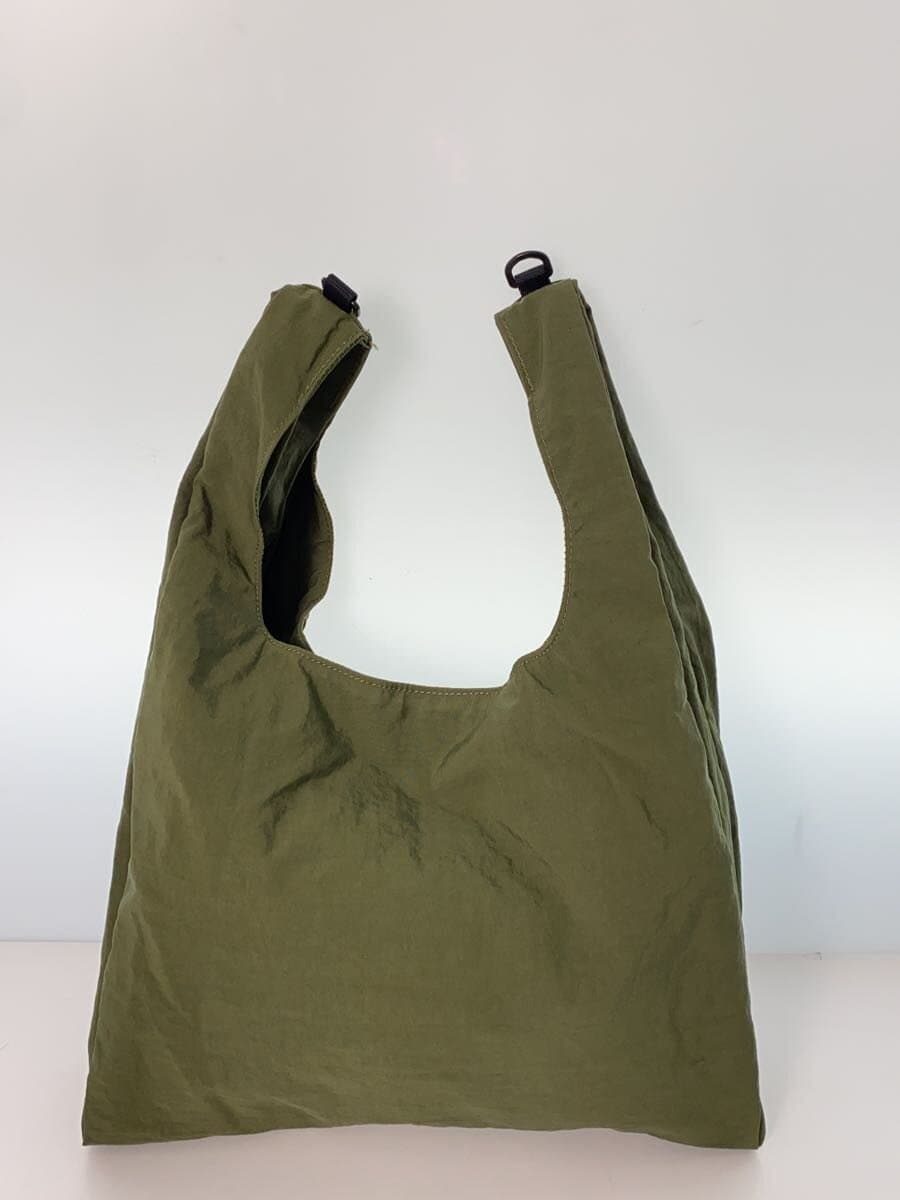 SLOW&CO Shoulder Bag Nylon KHK Plain 3