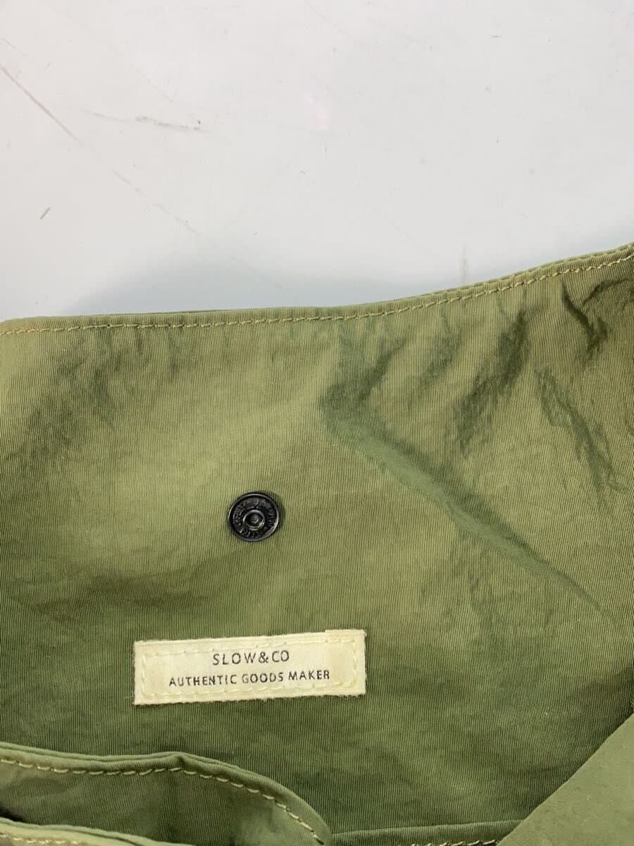 SLOW&CO Shoulder Bag Nylon KHK Plain 5