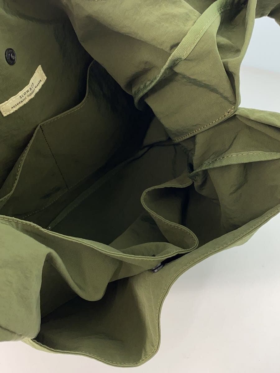 SLOW&CO Shoulder Bag Nylon KHK Plain 6