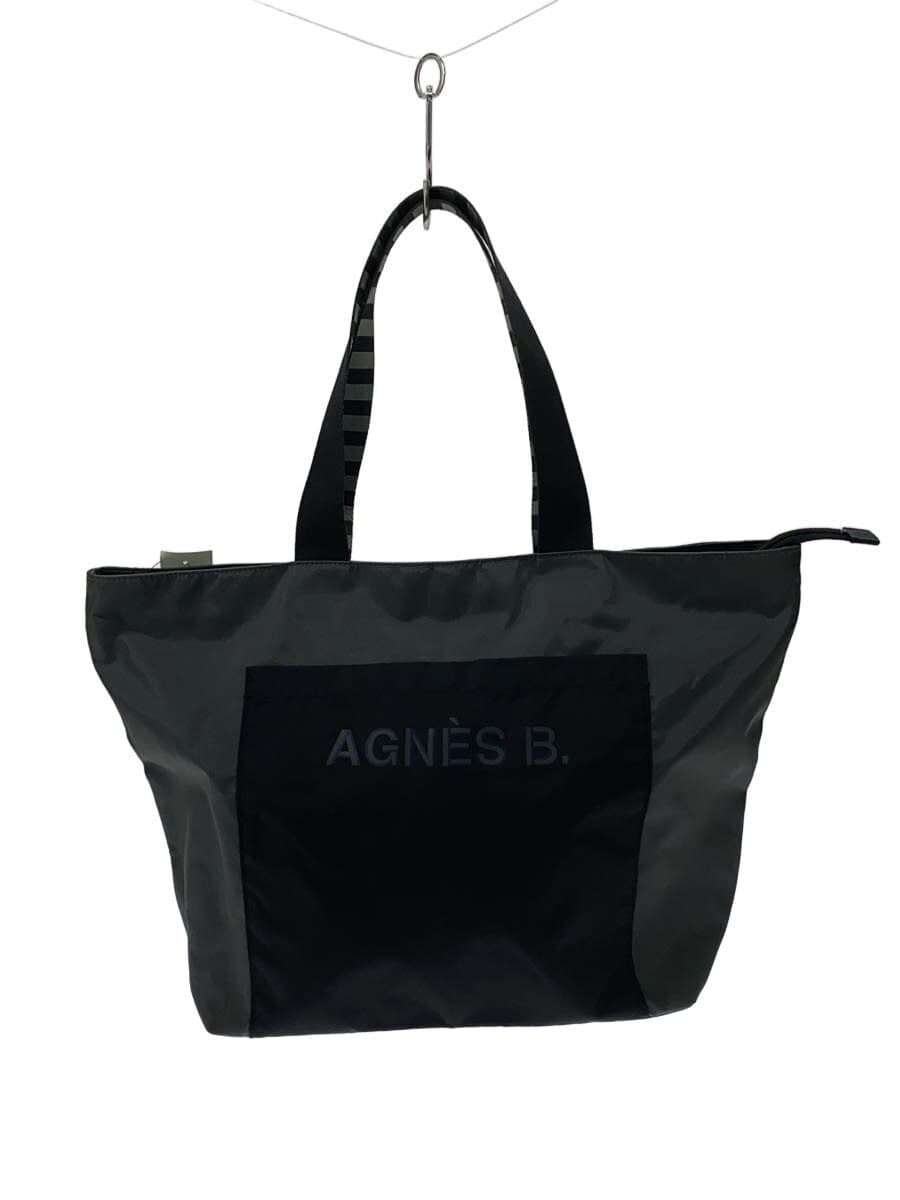 agnes b. Tote Bag Nylon NVY PAH16-01