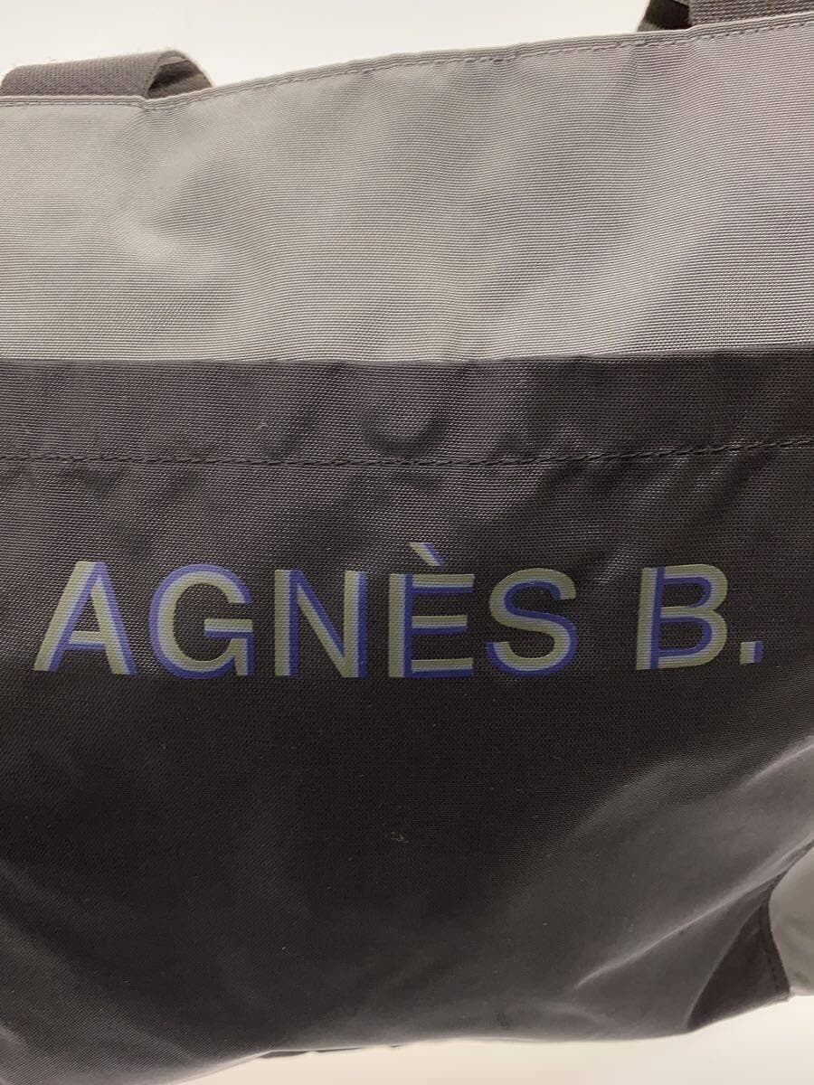agnes b. Tote Bag Nylon NVY PAH16-01 5