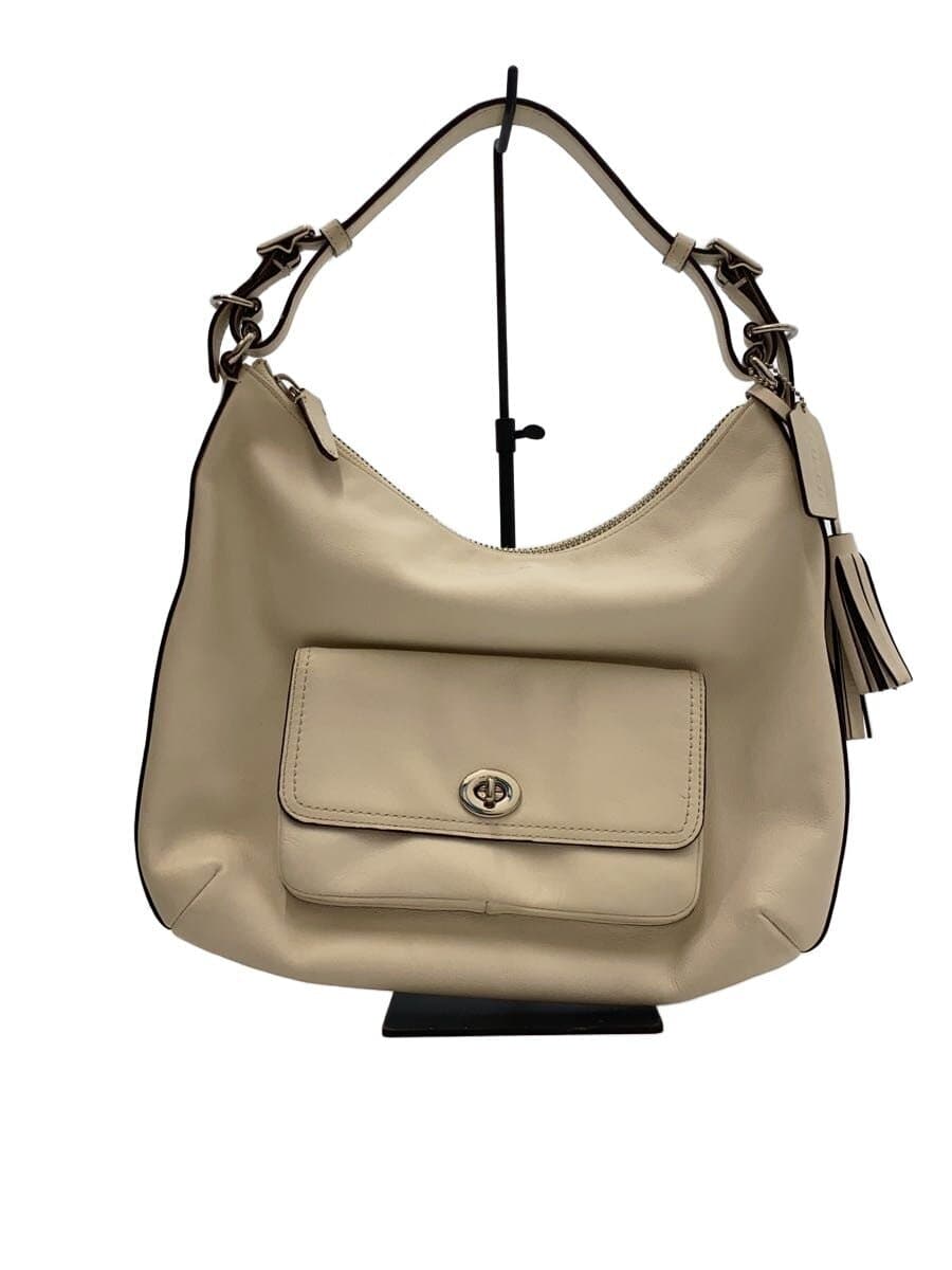 COACH Shoulder Bag_All Leather Leather IVO