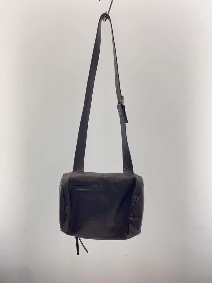 kawa-kawa Shoulder Bag Leather BLK Solid 3