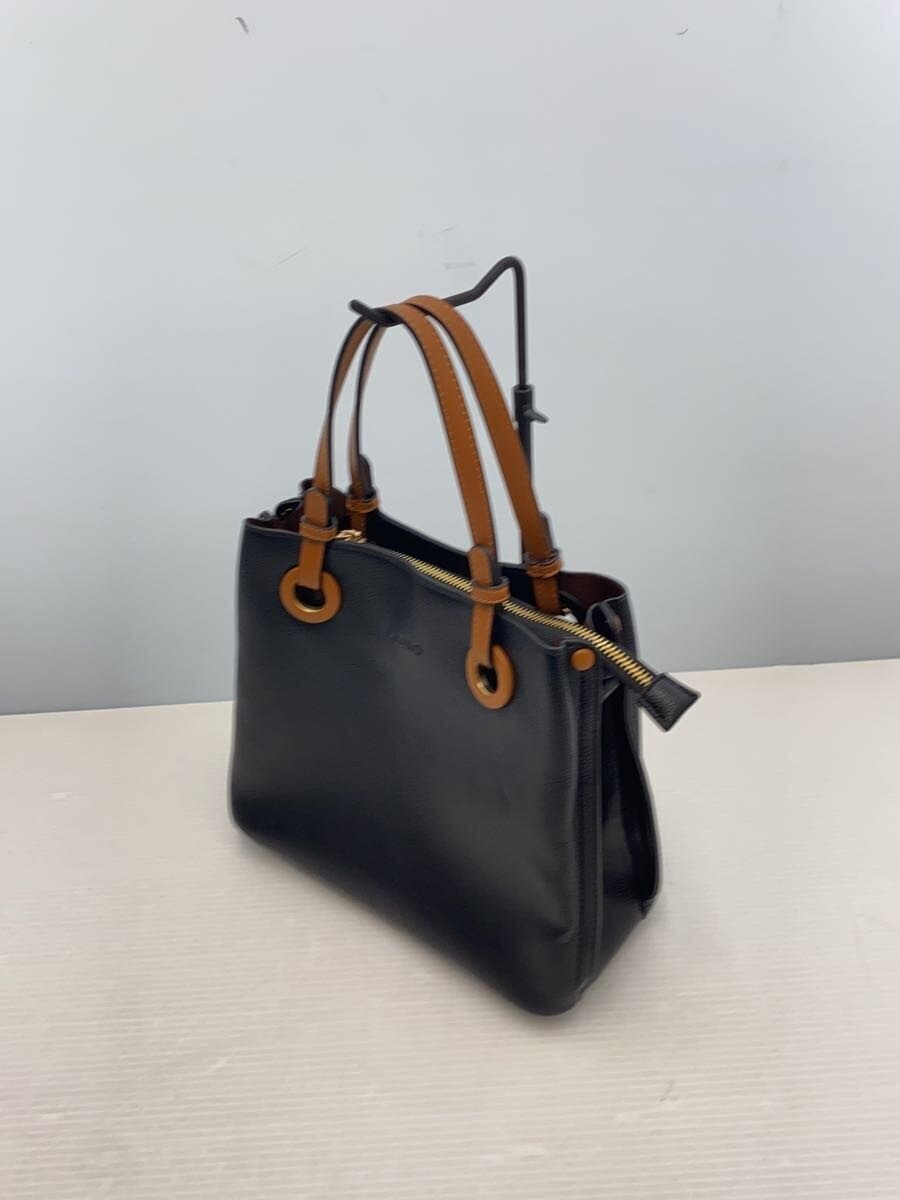 FIRANO Tote Bag Leather BLK Solid 2