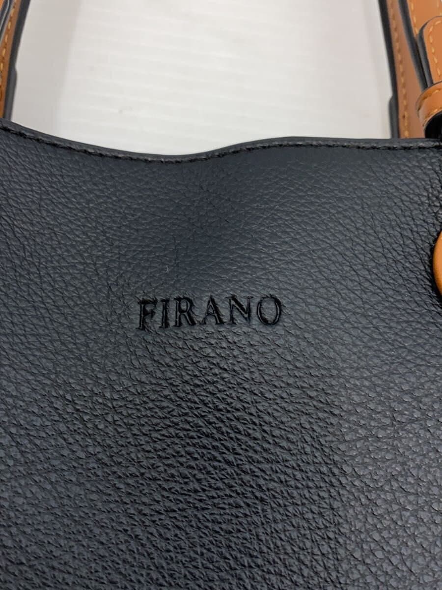 FIRANO Tote Bag Leather BLK Solid 5