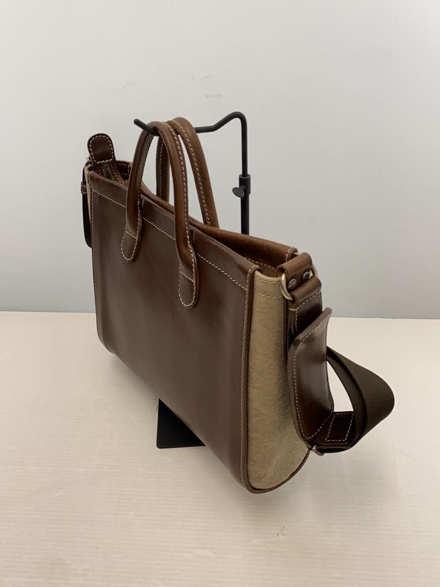 TIP ZONE Handbag Leather BRW Solid 2