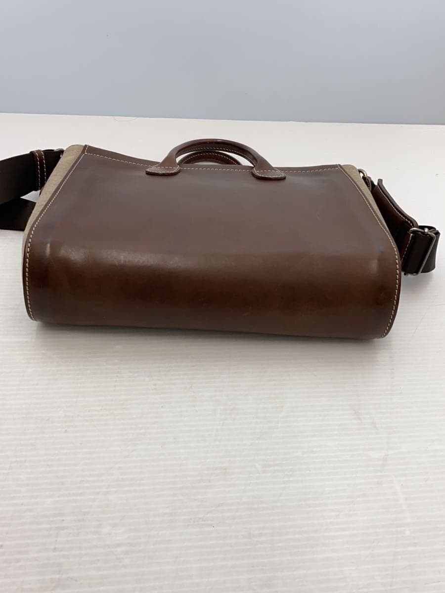 TIP ZONE Handbag Leather BRW Solid 4