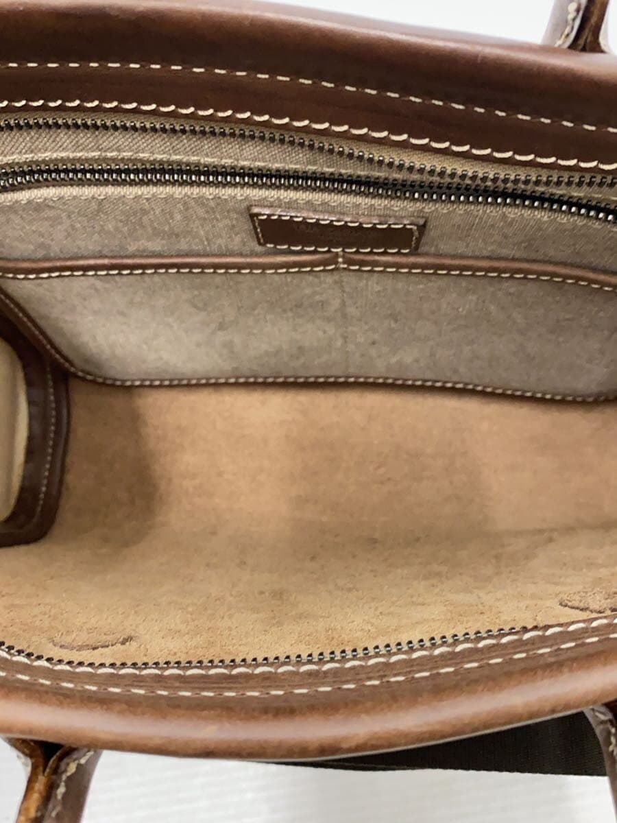 TIP ZONE Handbag Leather BRW Solid 6