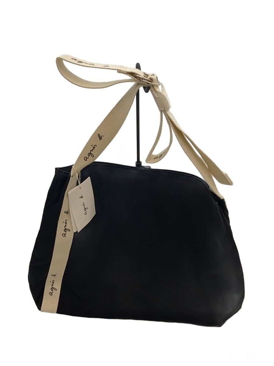 agnes b VOYAGE Tote Bag Cotton BLK SAS15-01