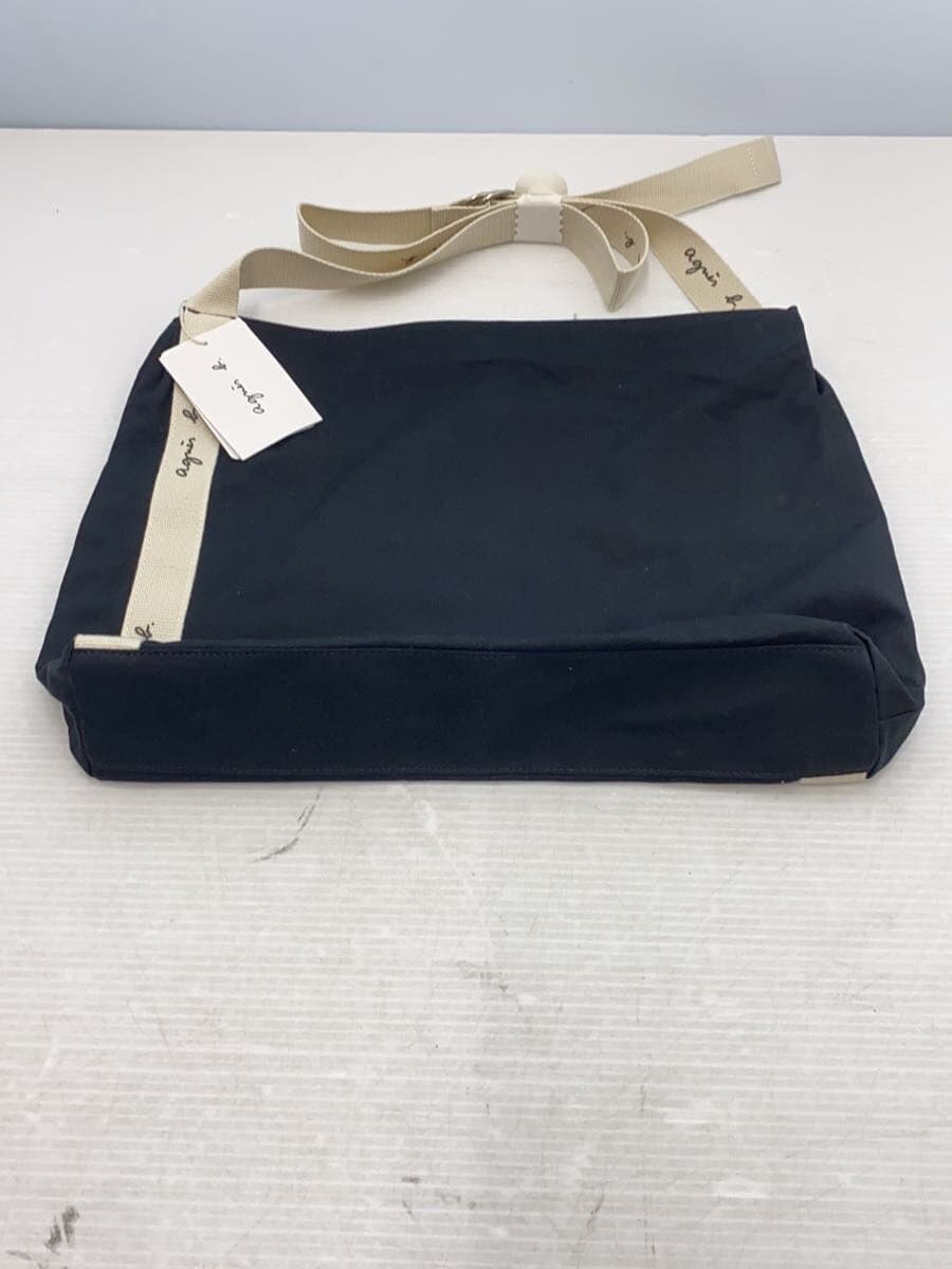 agnes b VOYAGE Tote Bag Cotton BLK SAS15-01 4