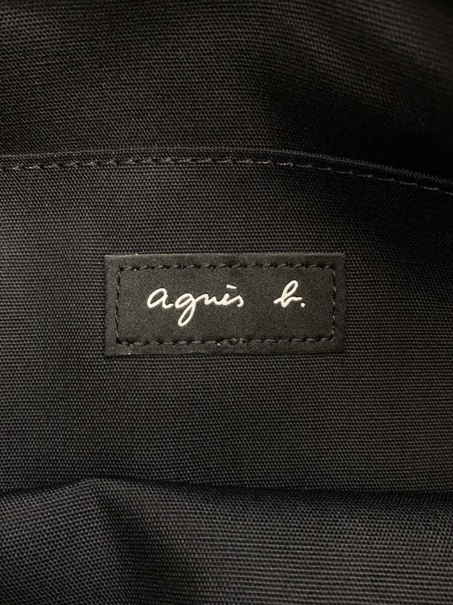 agnes b VOYAGE Tote Bag Cotton BLK SAS15-01 5