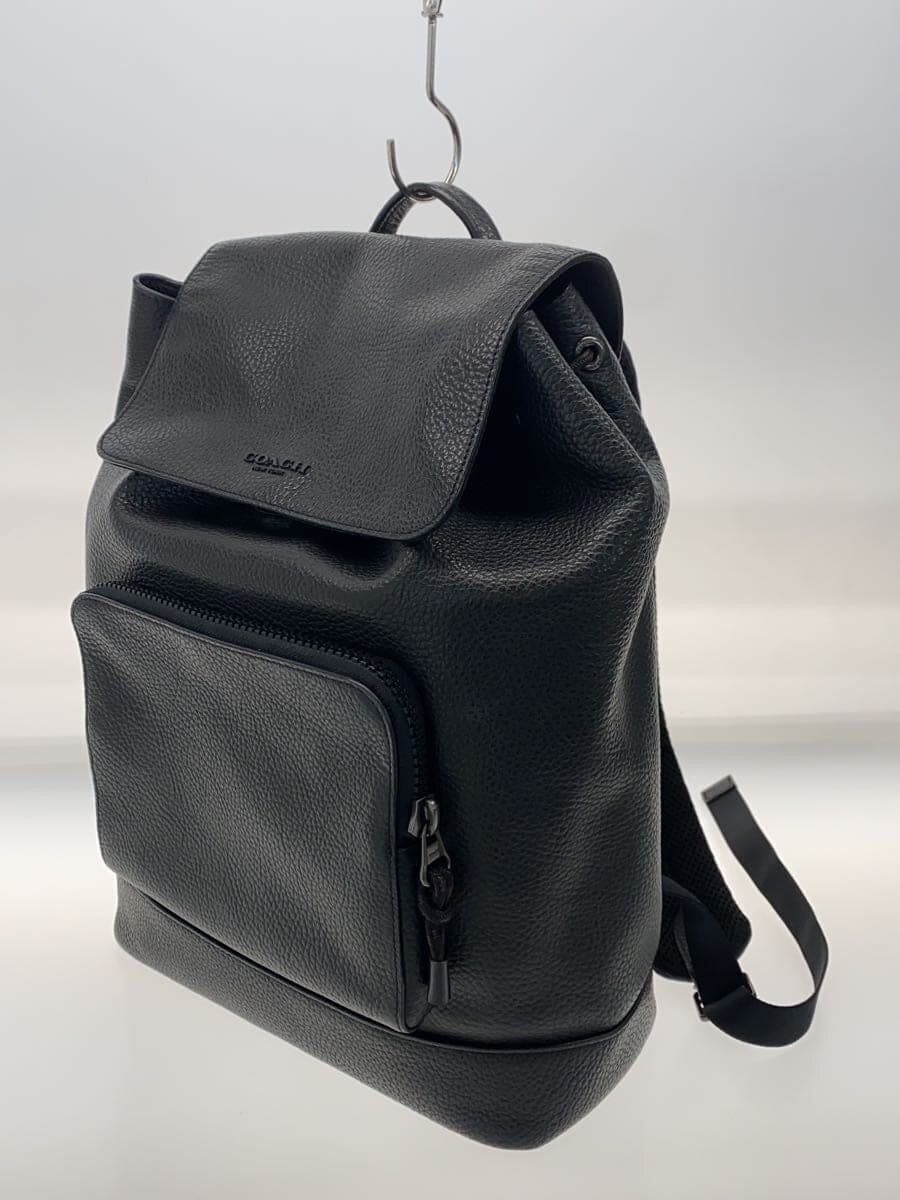 COACH Backpack Leather Black Solid J2092-C1280 2