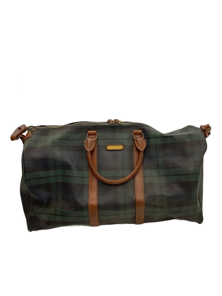 POLO RALPH LAUREN Boston Bag -- GRN Check