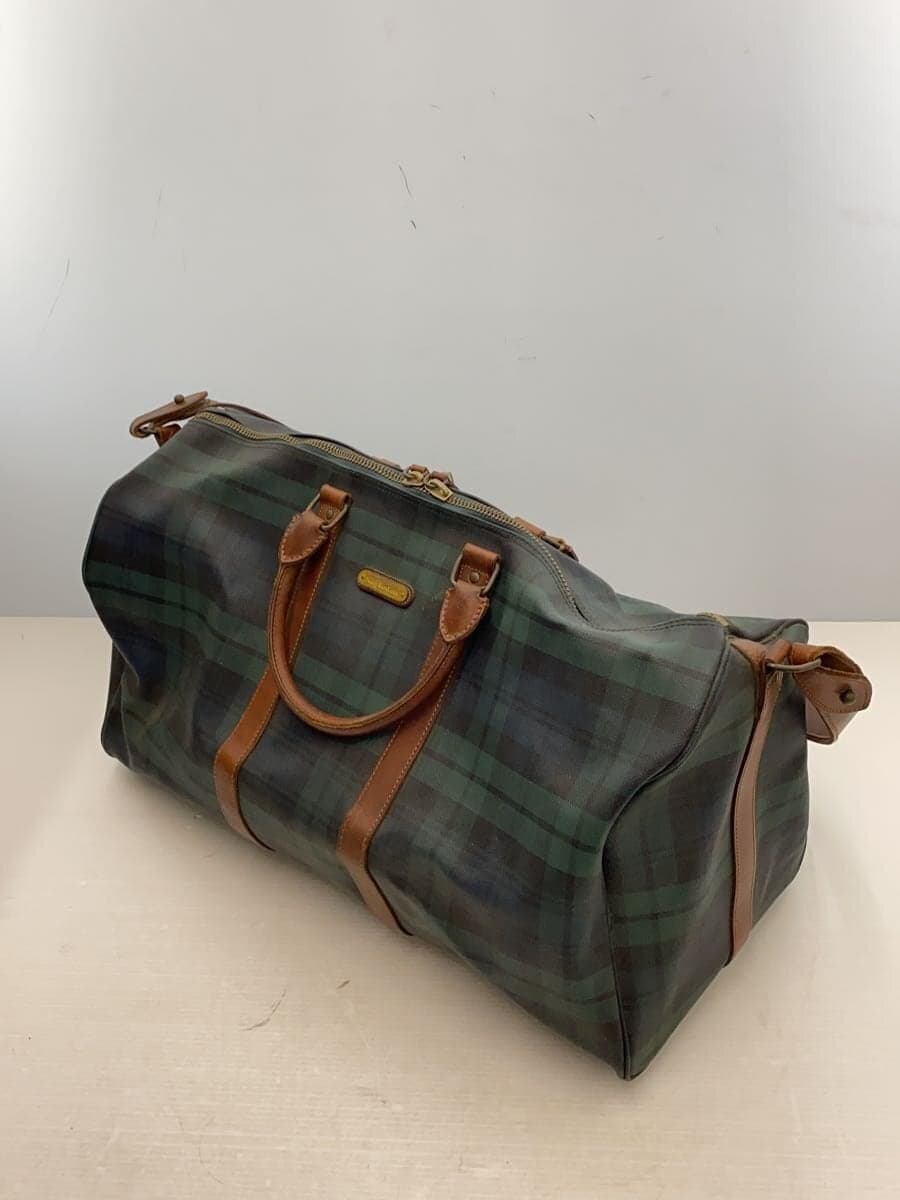 POLO RALPH LAUREN Boston Bag -- GRN Check 2