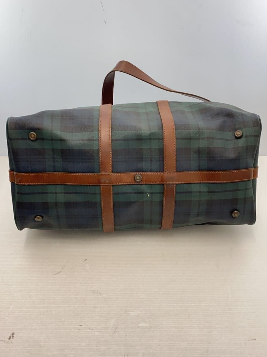POLO RALPH LAUREN Boston Bag -- GRN Check 4