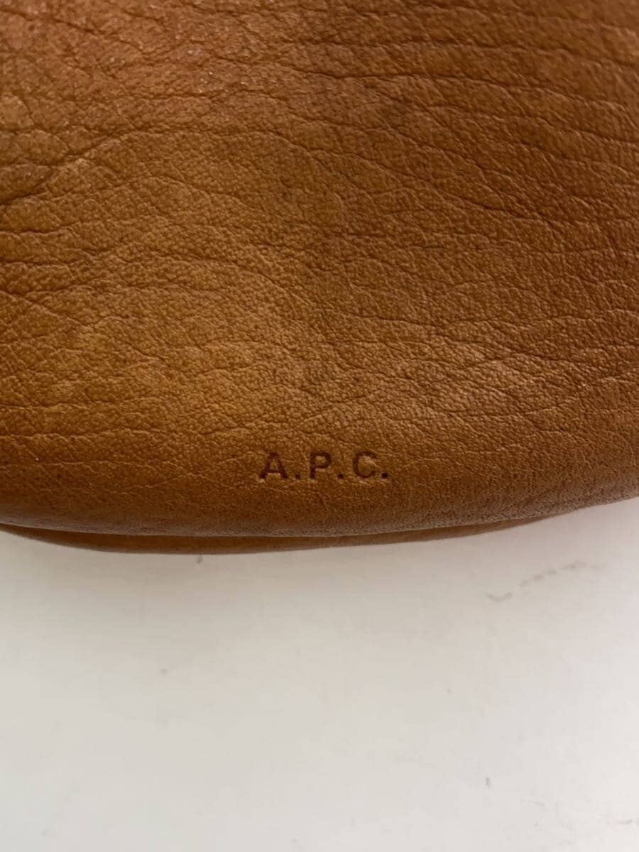 A.P.C. Waist Bag Cowhide ORN Solid Shrunken Leather Body Bag 5