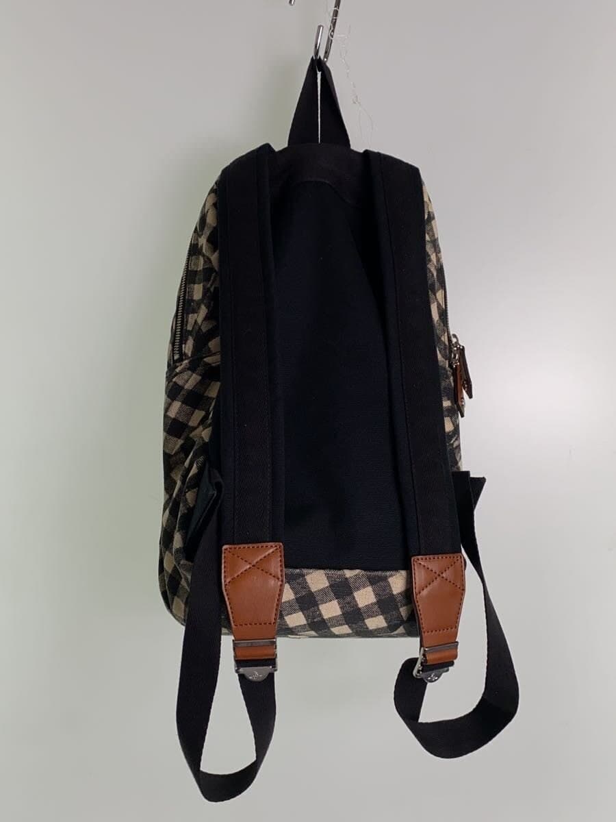 Vivienne Westwood Backpack BLK Check Chess Print 3