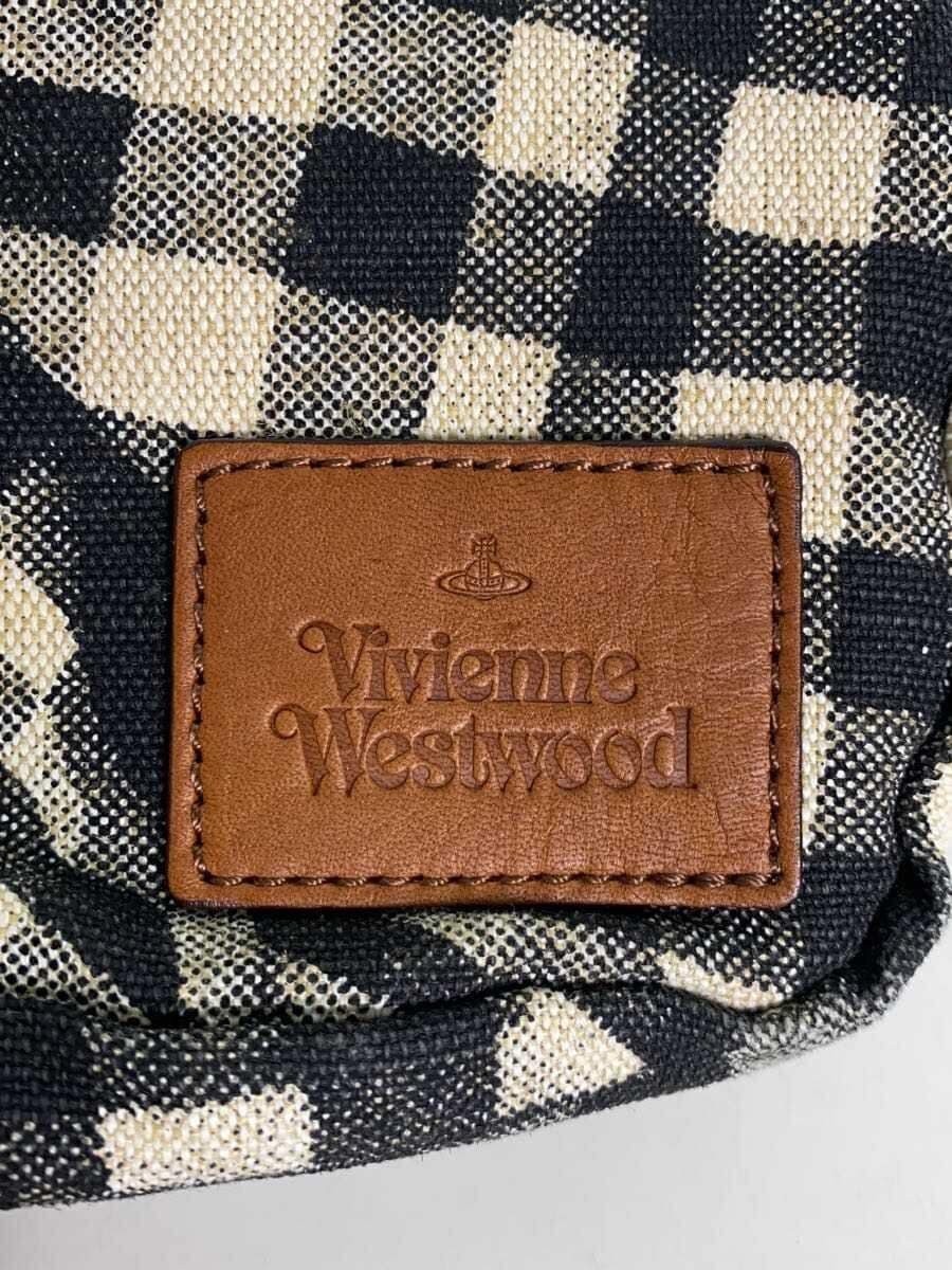 Vivienne Westwood Backpack BLK Check Chess Print 5