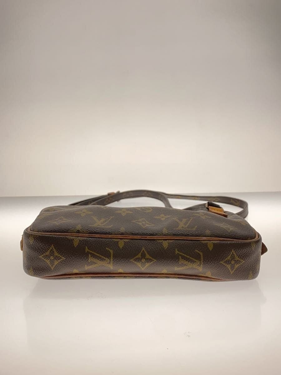 LOUIS VUITTON Pochette Marly Bandouliere_Monogram Canvas PVC BRW 4