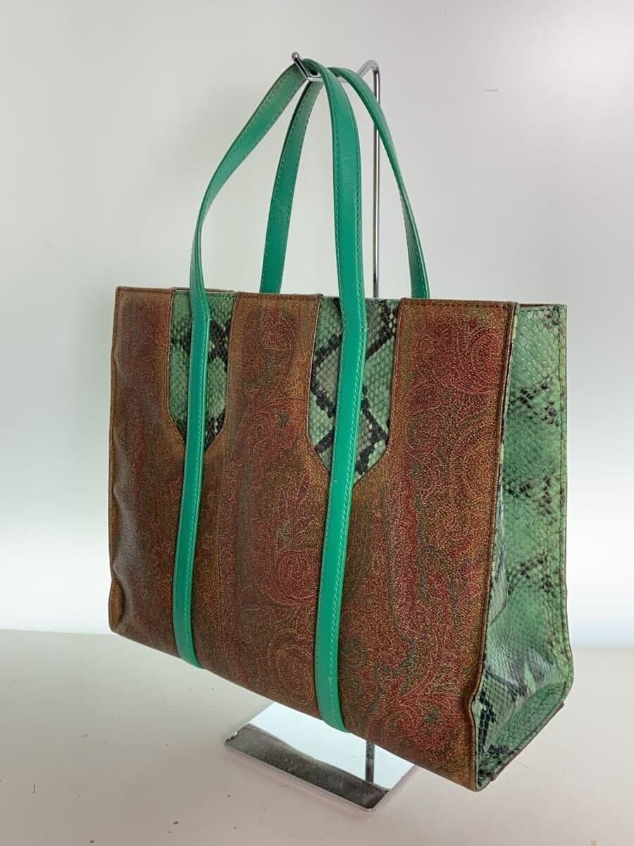 ETRO Handbag Leather Multicolor All Over Pattern 1F194-2503 2