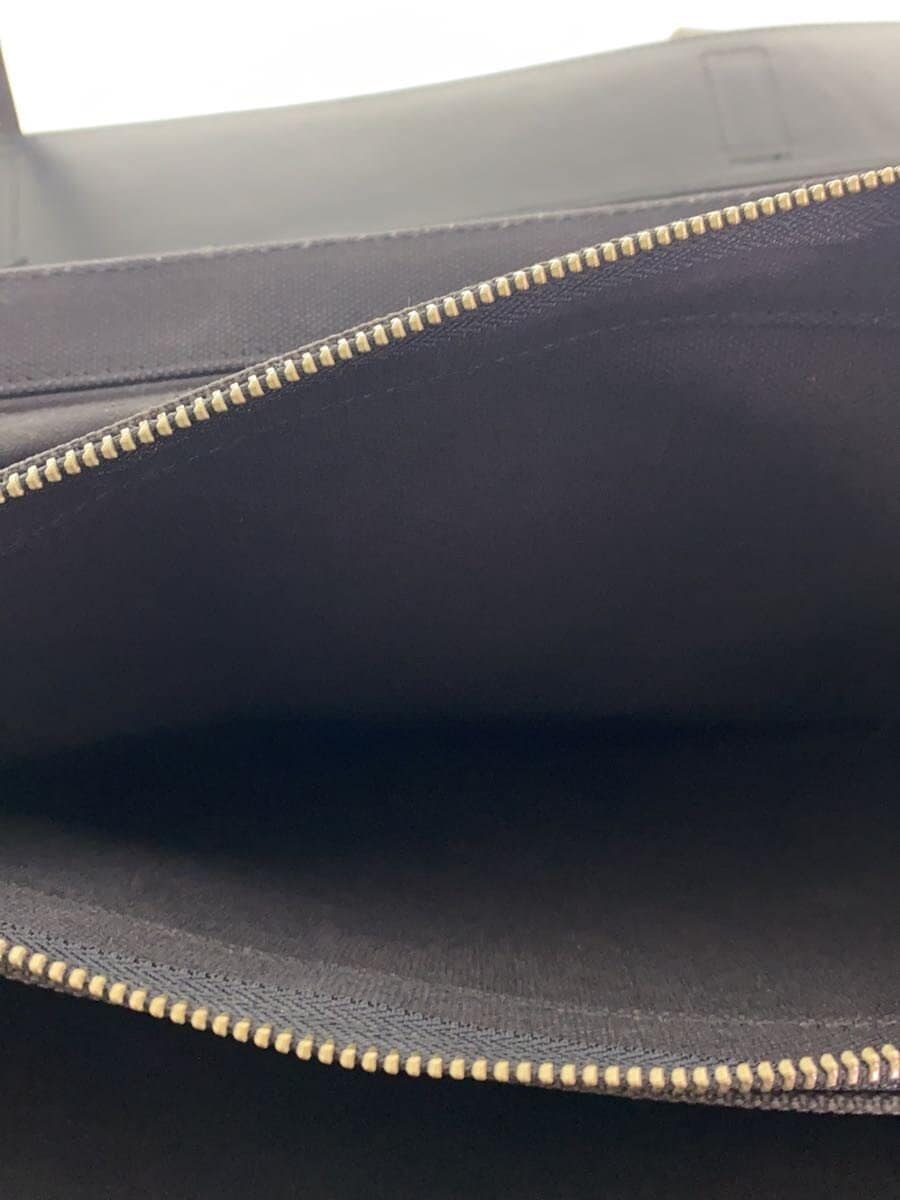 COMME des GARCONS HOMME Briefcase Canvas BLK Solid HD-K201 Leather Flap Business Bag 7