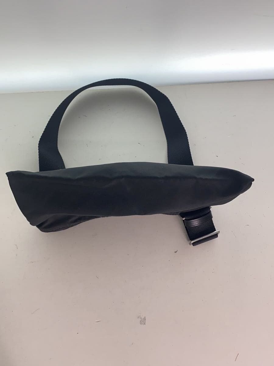 PRADA Shoulder Bag Nylon BLK Triangle Logo Plate 4