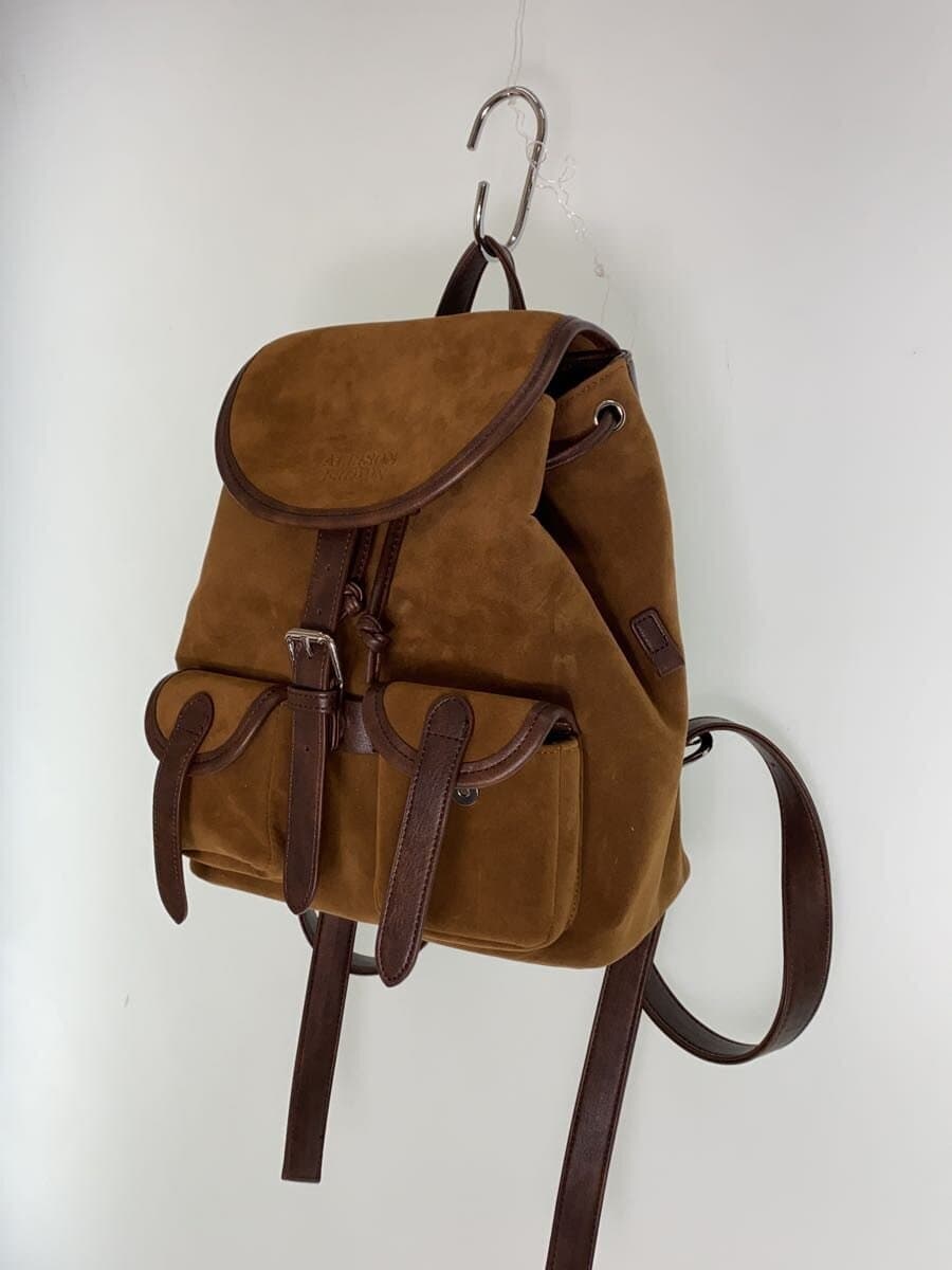 ALLISON BROWN Backpack Suede BRW Solid 2