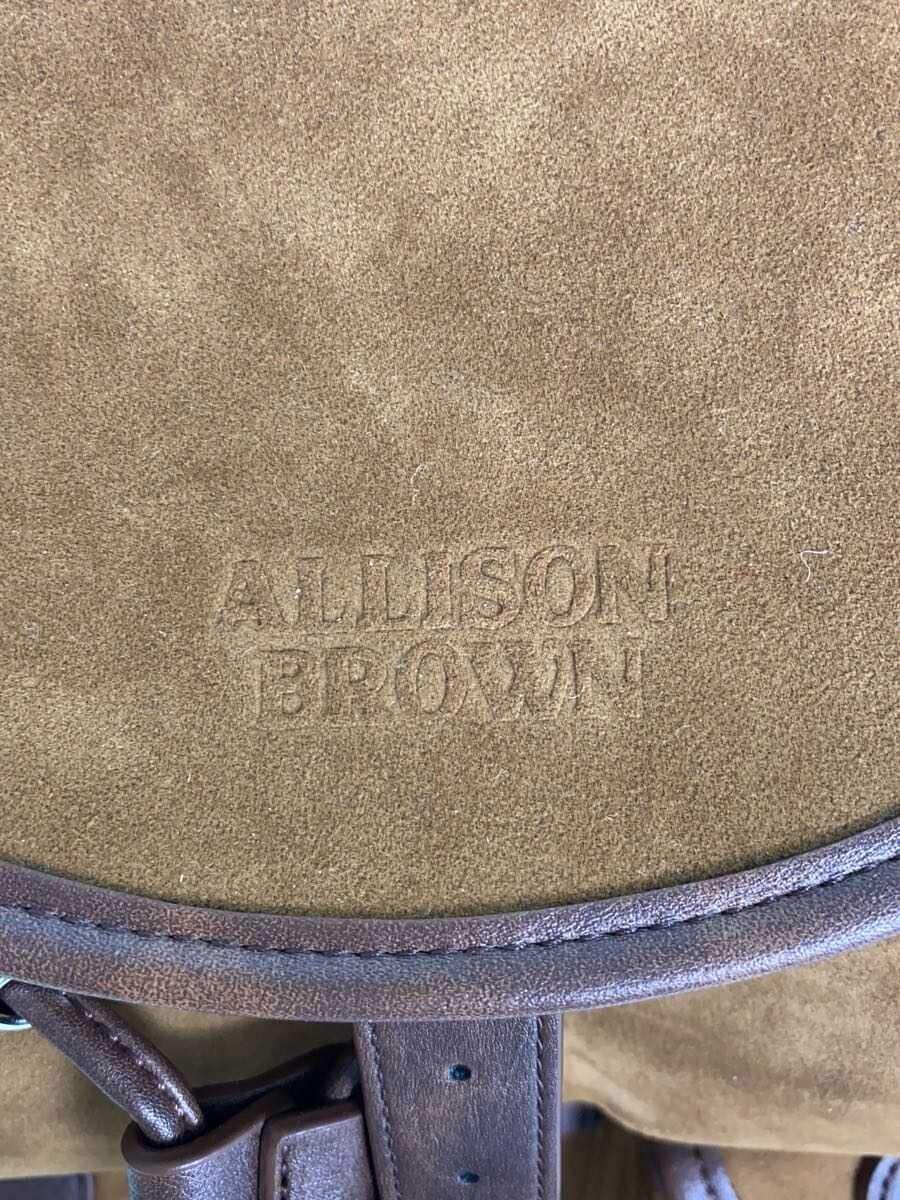 ALLISON BROWN Backpack Suede BRW Solid 5