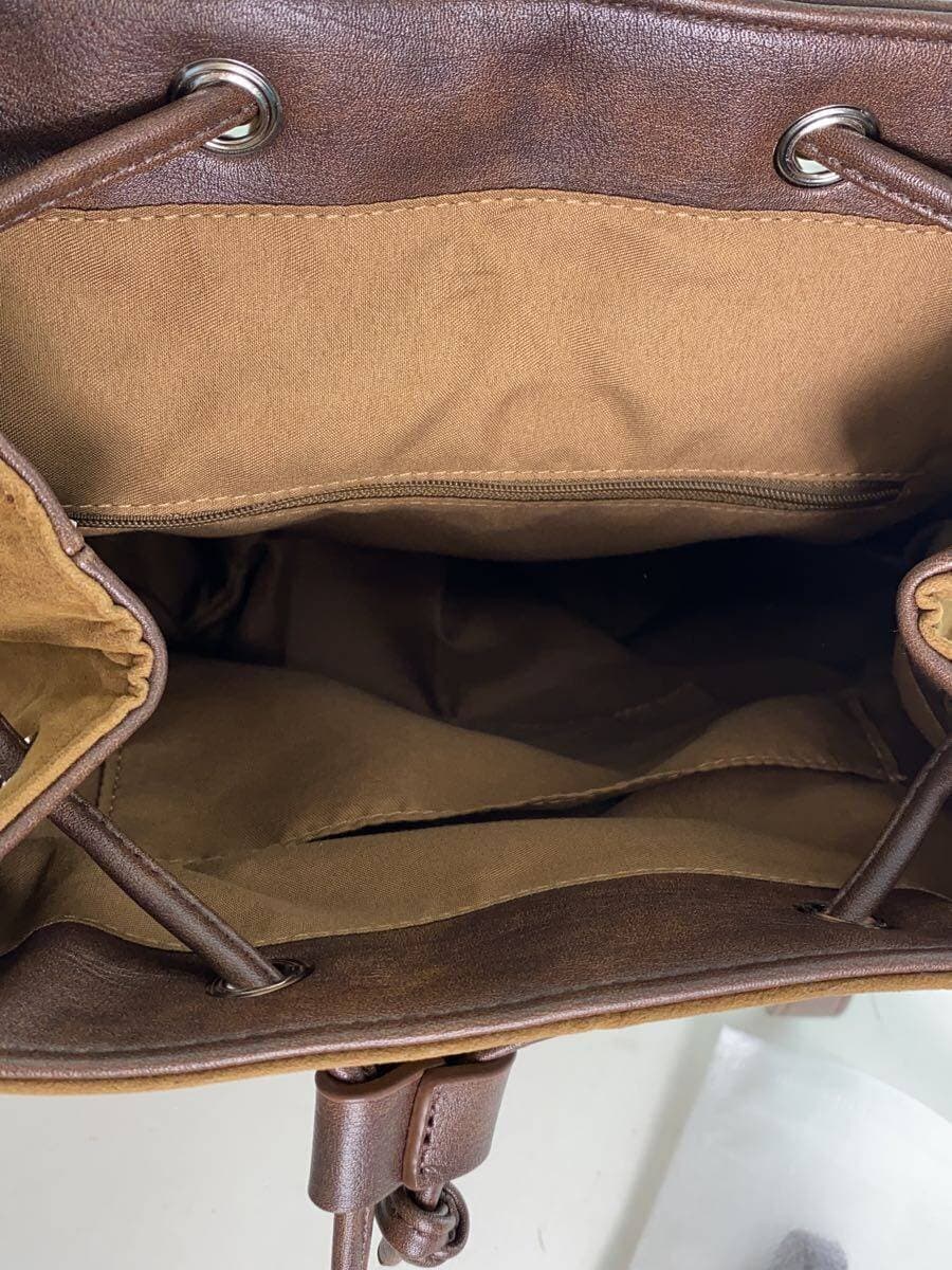 ALLISON BROWN Backpack Suede BRW Solid 6