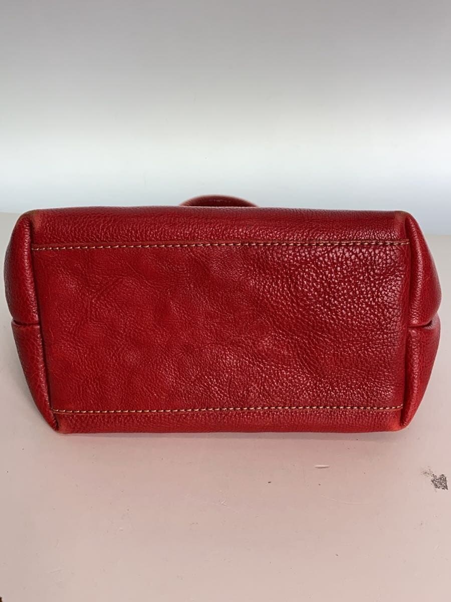 kissora Tote Bag 2-Way Shoulder RED Solid 4