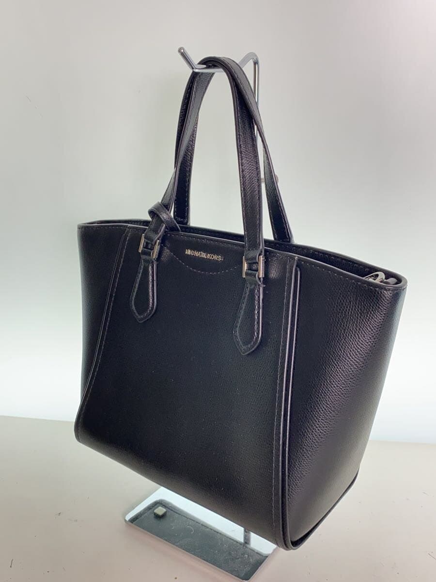 MICHAEL KORS Shoulder Bag Leather BLK Solid 32F4STBC1L 2