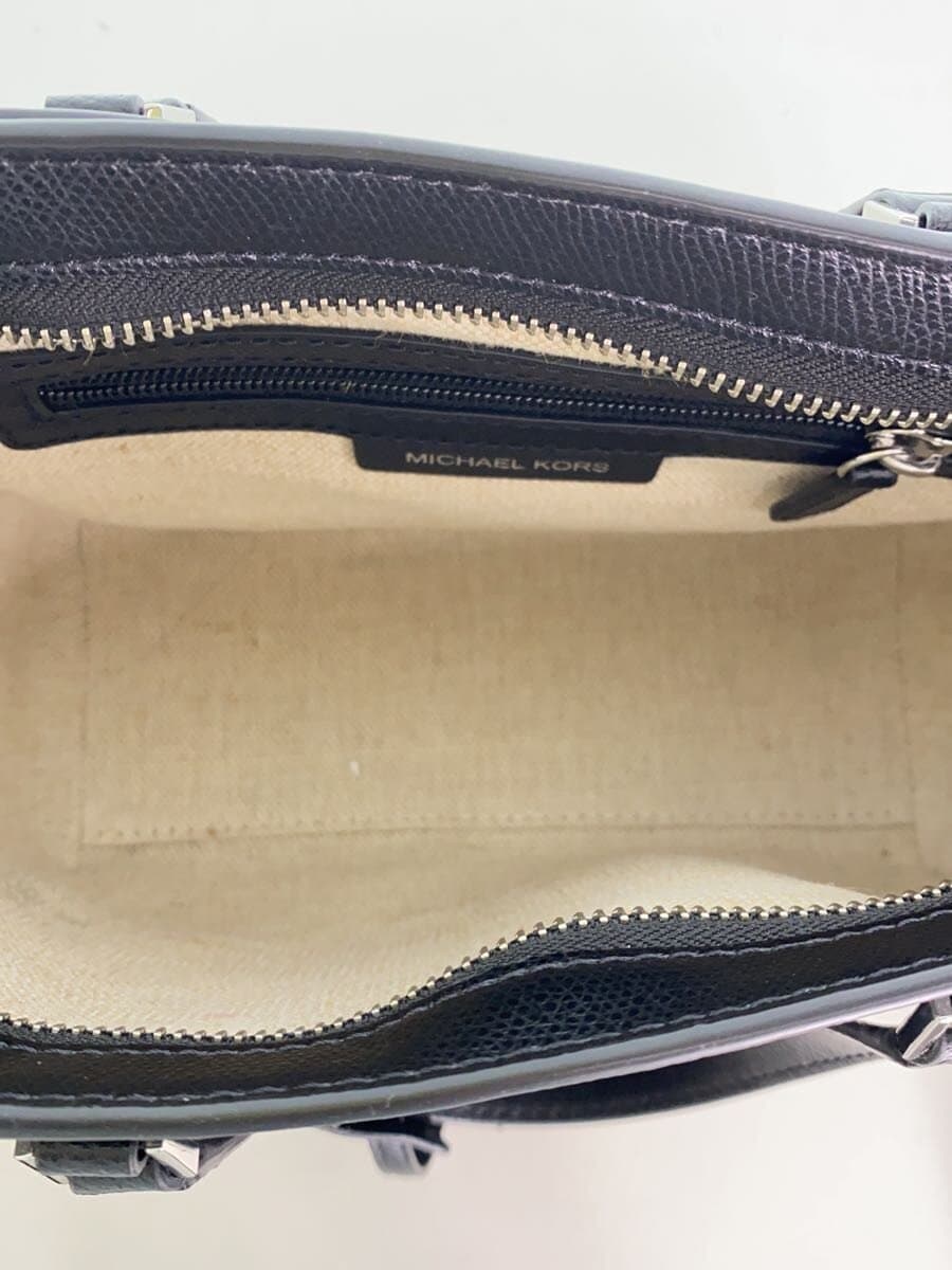 MICHAEL KORS Shoulder Bag Leather BLK Solid 32F4STBC1L 6