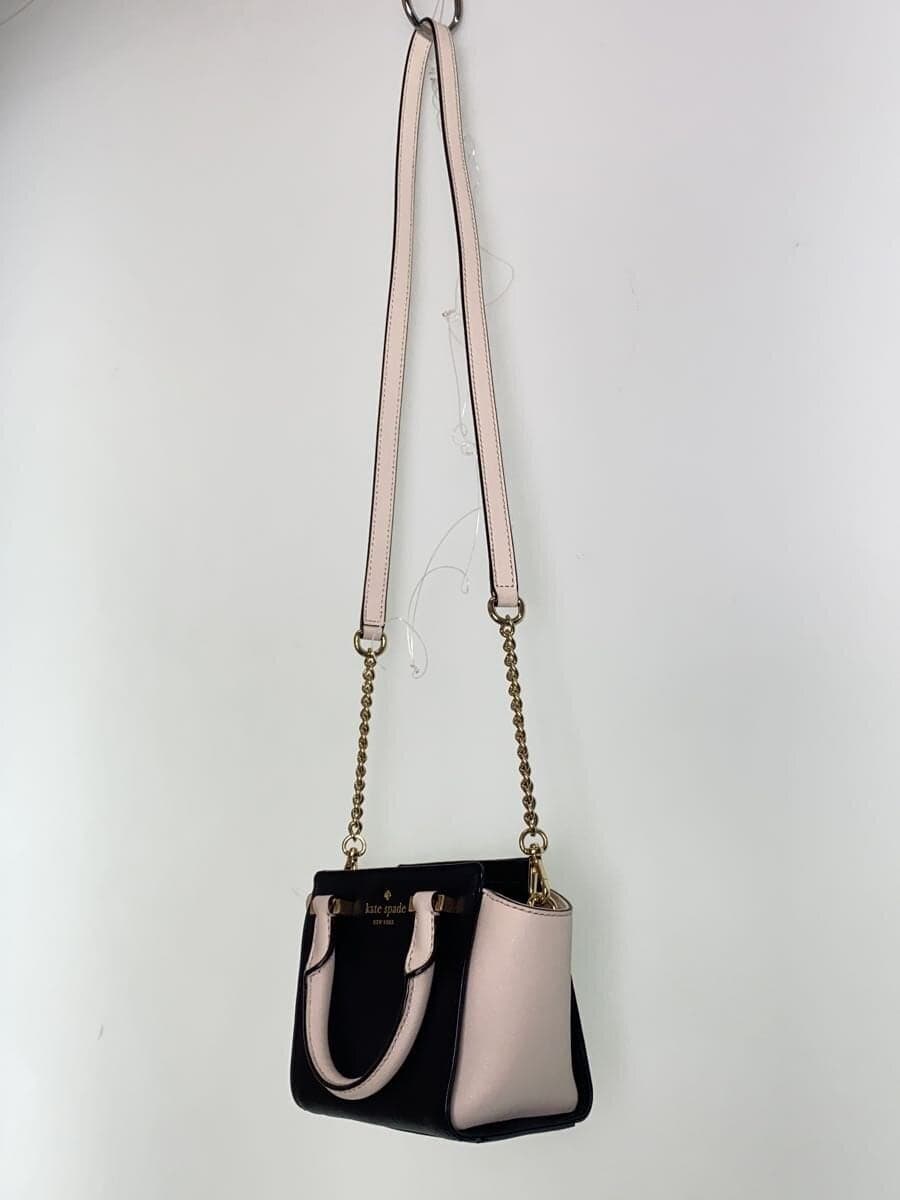 kate spade new york Shoulder Bag Leather BLK Solid PXRU6410 2