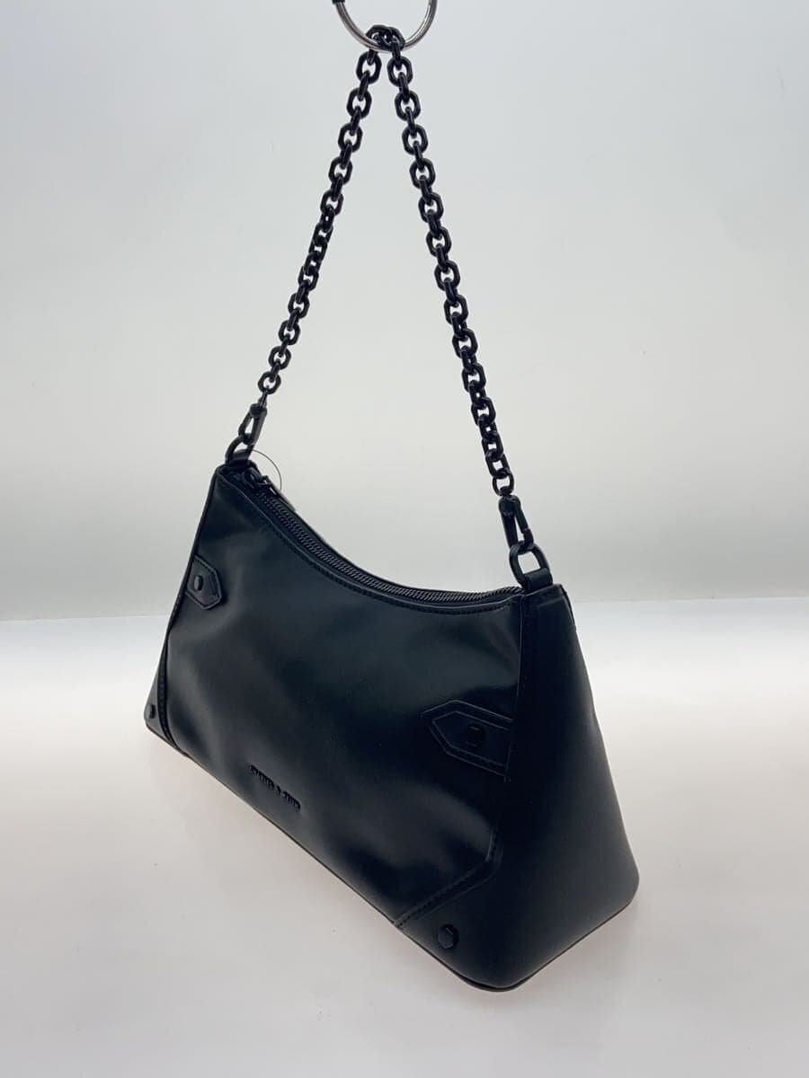 CHARLES&KEITH Shoulder Bag Faux Leather Black Solid Color CK2-80270619 2