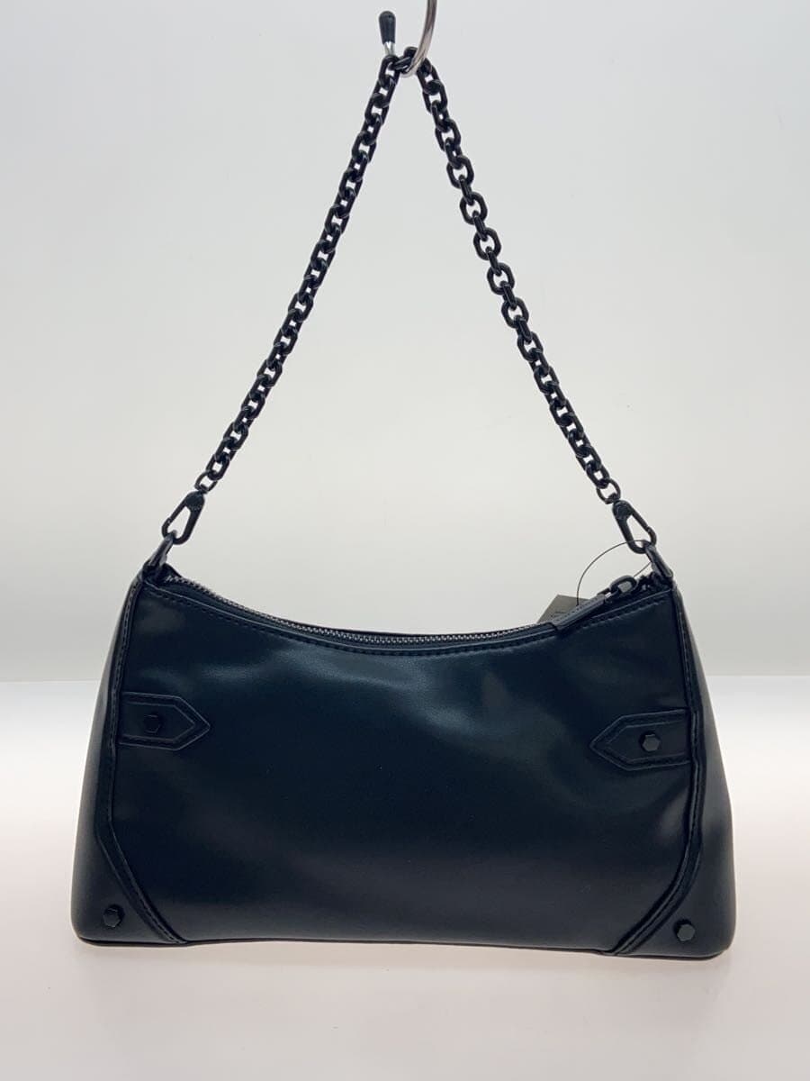 CHARLES&KEITH Shoulder Bag Faux Leather Black Solid Color CK2-80270619 3