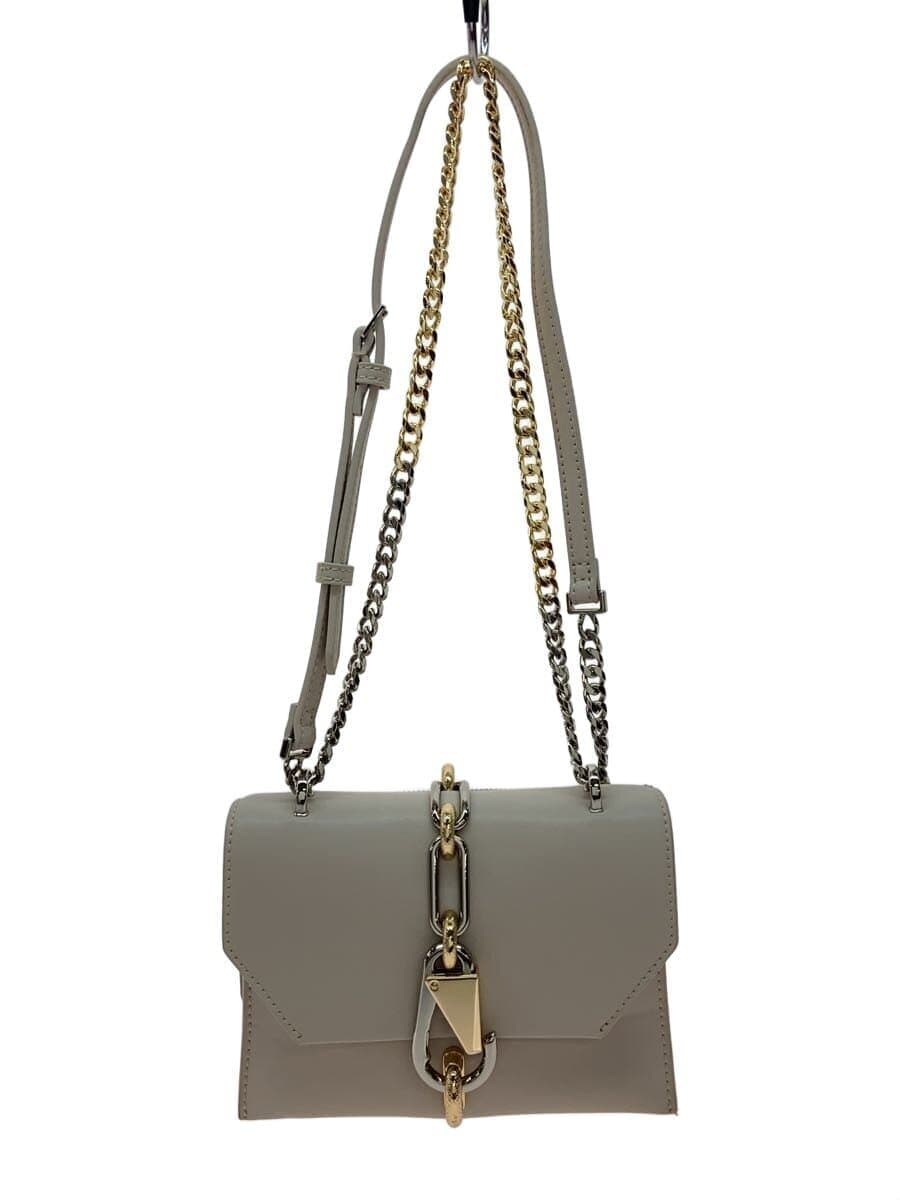 CHARLES&KEITH Shoulder Bag Faux Leather CRM Solid Color 80781601-1