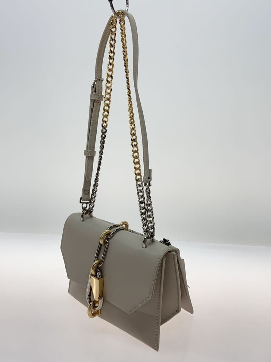 CHARLES&KEITH Shoulder Bag Faux Leather CRM Solid Color 80781601-1 2