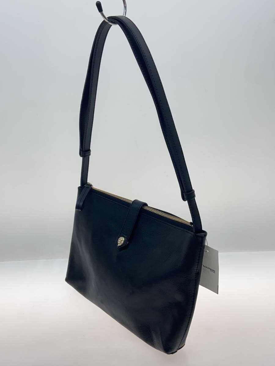 Helen Kaminski Shoulder Bag Leather Black Solid Color 2