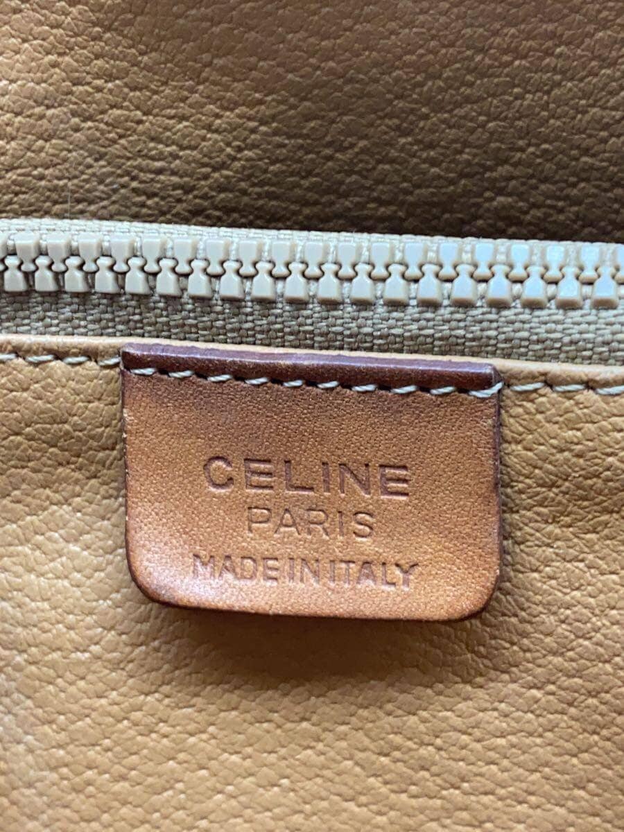 CELINE Macadam pattern Handbag Leather BRW All-over pattern 5