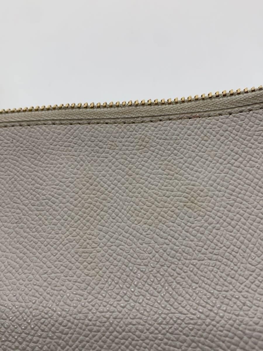 COACH shoulder bag leather NVY plain 8