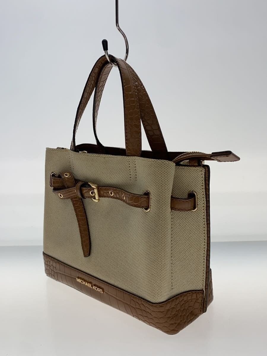 MICHAEL KORS bag canvas BEG 35T1GU5S1C 2