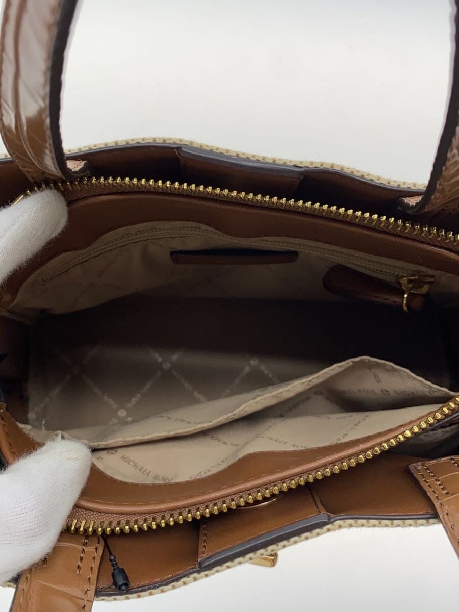 MICHAEL KORS bag canvas BEG 35T1GU5S1C 6