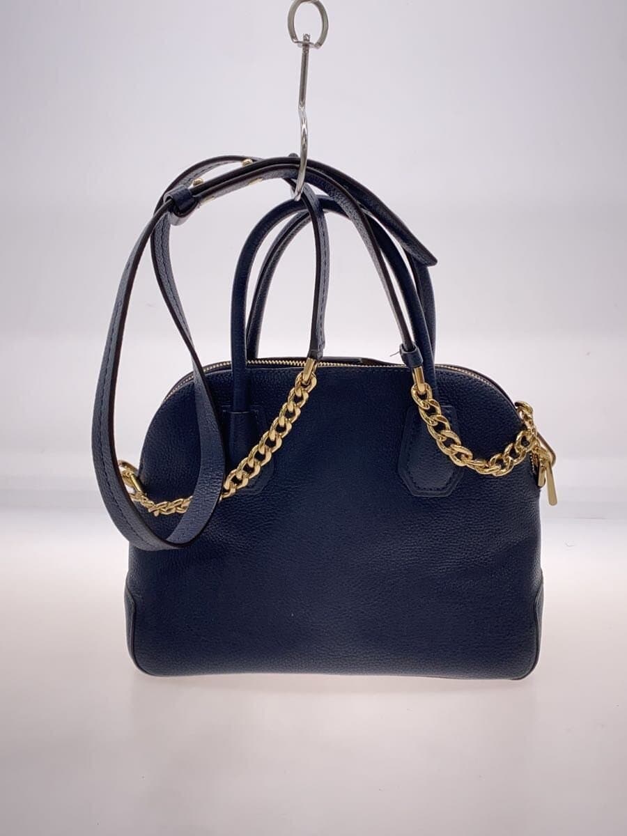 MICHAEL KORS2-Way Handbag Shoulder Bag Leather Navy Solid 30S7GZ5S2L 3
